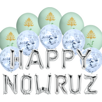 Balloon Bundle Happy Nowruz - Silver