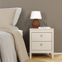 Madrid Bedside Table - Cashmere