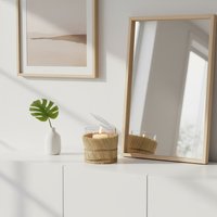 Kuta Natural Small Candle Holder - Natural