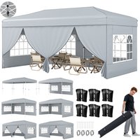 Large Outdoor Pop Up Canopy Tent - Grey