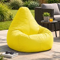 icon Dalton High Back Adult Gaming Indoor Outdoor Bean Bag Chair - Yellow