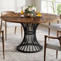 AXIS Round Table 120cm Rustic Brown - Brown