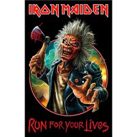 Iron Maiden Run For Your Lives Poster - Black/Multicoloured