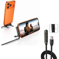 Fast Charging Cable with Foldable Phone Stand