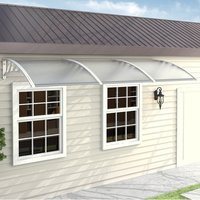 Outdoor Curved Shielded Rain Shelter - Beige / 270cm
