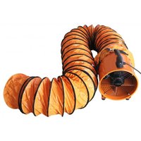 MAXBLAST Dust Extractor 300mm with 12m Duct - Orange