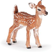 PAPO Wild Animal Kingdom White-tailed Fawn Toy Figure - Brown