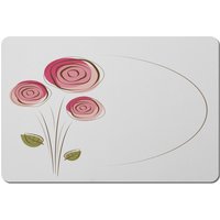 Rose Drawing Placemat - Pink