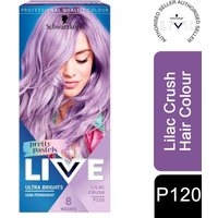 Schwarzkopf Live Ultra Brights P120 Lilac Crush Semi-Permanent Hair Dye - P120 Lilac Crush / 1