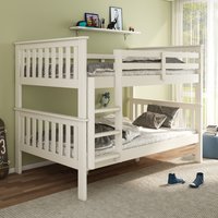 , Oslo White Quadruple Bunk Bed and Memory Foam Mattresses , Oslo White Quadruple Bunk Bed and Memory Foam Mattresses
