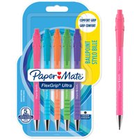 , Pack of 5 Papermate Flex Ballpoint Bright , Pack of 5 Papermate Flex Ballpoint Bright