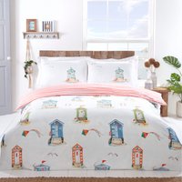 Padstow Microfibre Floral Duvet Set - Multicolour / Double