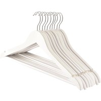Wooden Coat Hangers - White / 10