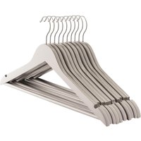 Wooden Coat Hangers - Grey / 10