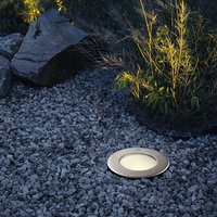 Eglo Riga 3 LED Outdoor Recessed Ground Light - Silver