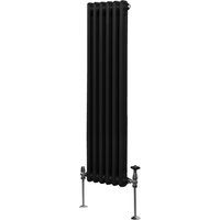 Traditional Column Radiators - Black / 7cm / 150cm / 29cm