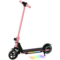 SPORTNOW Folding Electric Scooter with LED Lights - Pink