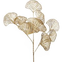 Golden Leaves Flower Arrangement Decoration - Golden Leaves Decoration