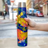 BUILT Apex 540ml Insulated Water Bottle - 'Abundance' - Blue