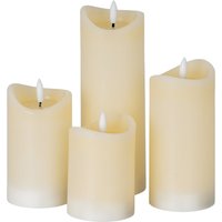Luxe Collection Natural Glow LED Candle - Cream