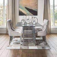 Vogue Dining Table - Silver