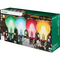 Sylvania ToLedo Retro Chroma LED Filament Light Bulb E27 - Pack of 4 - White