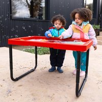 Plastic Play Tray Activity Table - Red