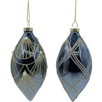 Aurora, Blue and Gold Glitter Droplet - Blue Aurora, Blue and Gold Glitter Droplet - Blue