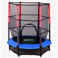 GALACTICA, Galactica Childrens Mini Trampoline With Safety Net 4.5Ft Kids Rebounder - Blue GALACTICA, Galactica Childrens Mini Trampoline With Safety Net 4.5Ft Kids Rebounder - Blue