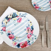 Mikasa Clovelly Porcelain 19cm Side Plate - Blue