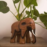 African Elephant Ornament - Brown