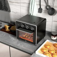 HOMCOM Air Fryer Oven Multifunction Mini Oven Convection Oven - Black