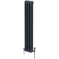 Traditional Column Radiators - Grey / 180cm / 20cm / 10cm