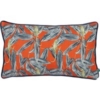 Ebon Wilds Nkiru Piped Cushion - Cinnamon / Feather