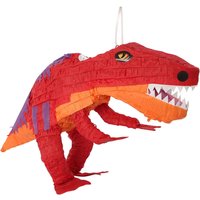 Fax Potato T-Rex Pinata Blindfold Set - Red - Red