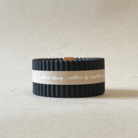 Coffee Scented Candle - Coffee Shop - Black
