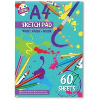 A4 60 Sheet Sketch Pad - White
