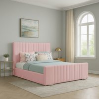Caroline Bed Frame - Pink / Single