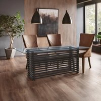 Vogue Matte Black Dining Table - Black