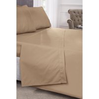 Percale Duvet Set - Coffee / Double