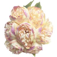 .Artificial Peony Bouquet - Peach/Pink