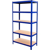 Blue Monster Racking T Rax Metal Storage Shelves - Blue
