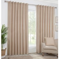 Divante, Cambridge Tab Top Curtains - Natural / 229cm / 168cm Divante, Cambridge Tab Top Curtains - Natural / 229cm / 168cm