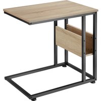 Bedside Table Wigan - Industrial Wood Light, Oak Sonoma