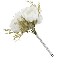Ivory Peony Bouquet - White