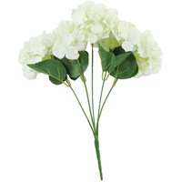 Artificial Arundel Hydrangea Bush 32cm - Cream