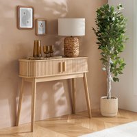 Oak Brown Axel Console Table Birlea - Brown