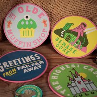 Shrek Set of 4 Metal Coasters - Multi