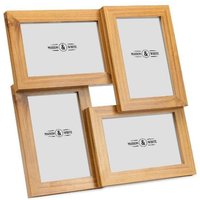 Multi Picture Aperture 6" x 4" Photo Frame Light Wood - Light Wood