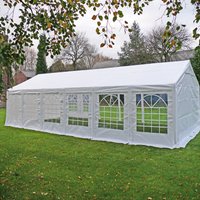 3 x 12m Original Heavy Duty Marquee P.E. - White